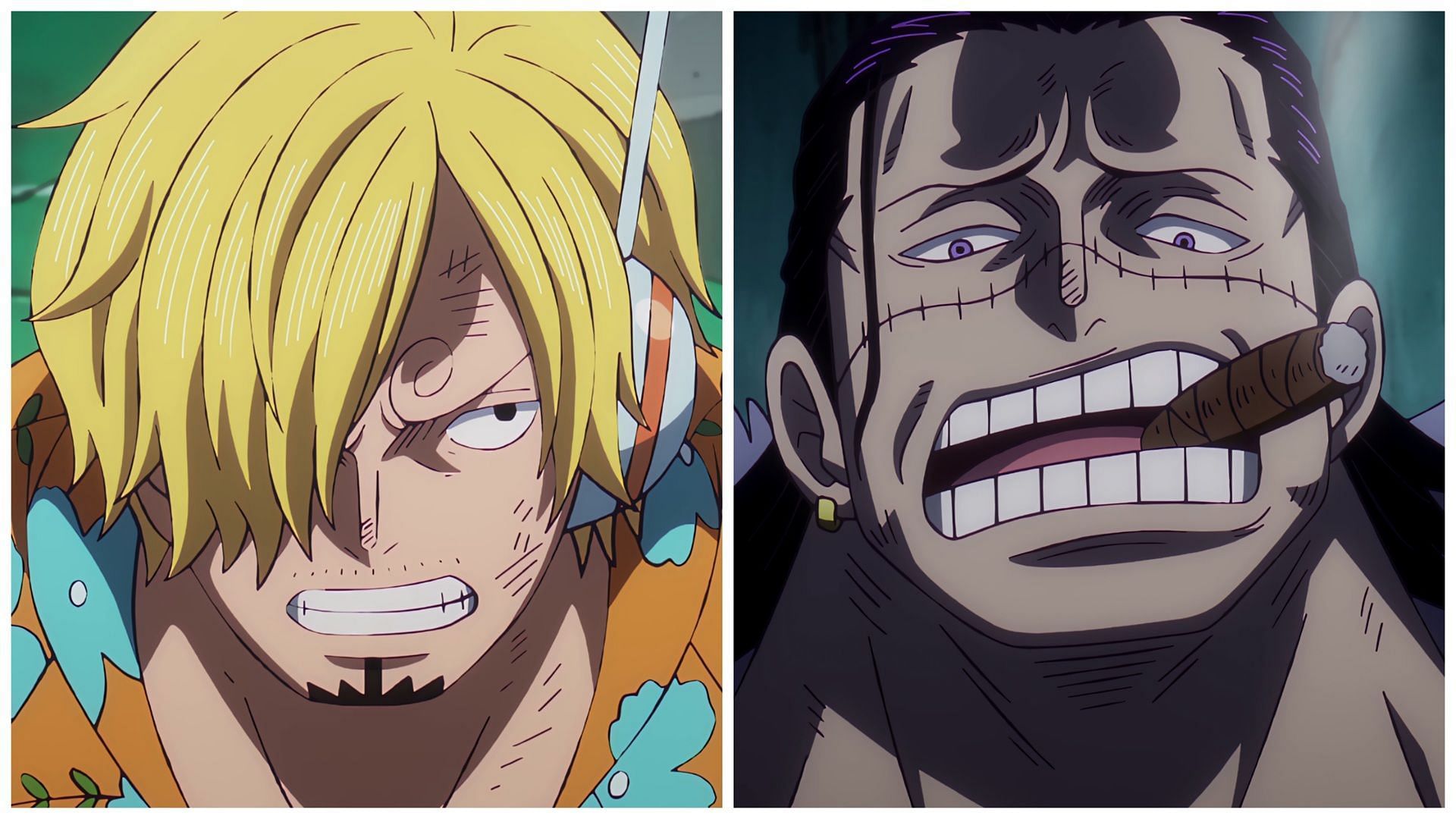 Sanji and Crocodile in One Piece (Image via Toei Animation)